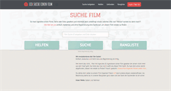 Desktop Screenshot of ich-suche-einen-film.de